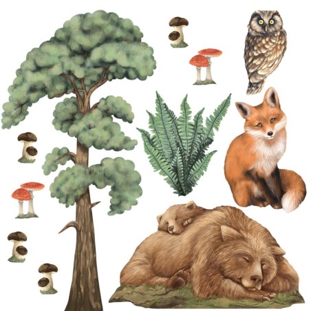 Seinakleebis forest animals 1