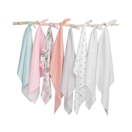 Musliin lapp - roosa