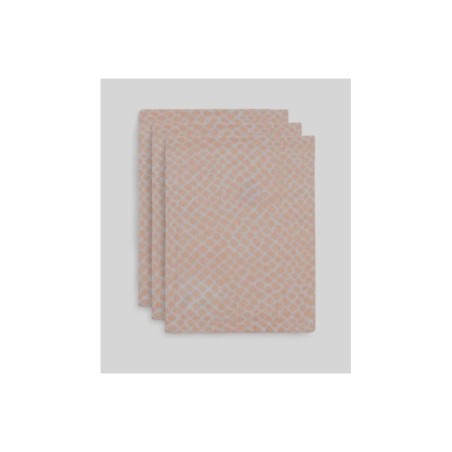 Musliin beebilapid 15x20 cm - 3 tk - Snake Pale Pink