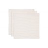 Musliinlapid, 70x70 cm, 3 tk, Miffy Stripe Biscuit