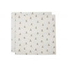 Musliinlapid puuvill 115x115 cm, 2 tk, Teddy Bear