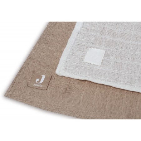 Musliinlapid bambus Biscuit/Ivory , 70x70 cm, 4 tk