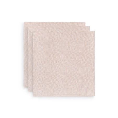 Musliinlapid, 70x70 cm, 3 tk, snake pale pink