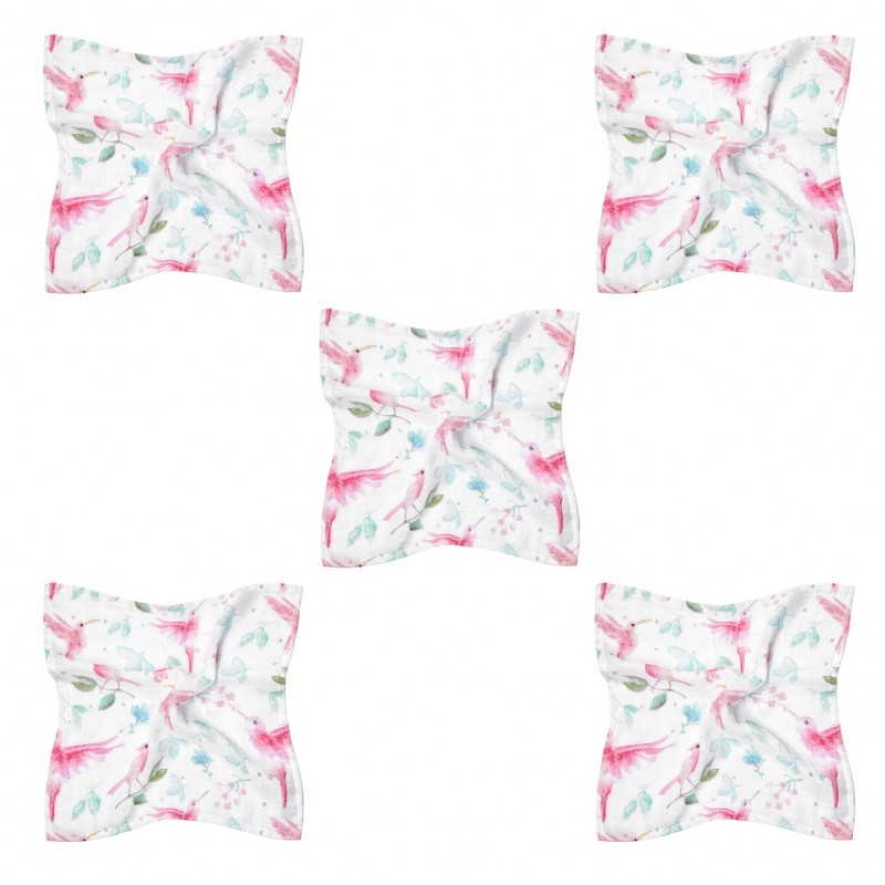 Bambus lapid 5 pakk, 25x25 cm, paradise birds