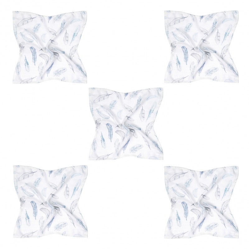 Bambus lapid 5 pakk, 25x25 cm, heavenly feathers