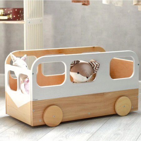 Laste mänguasjakast buss