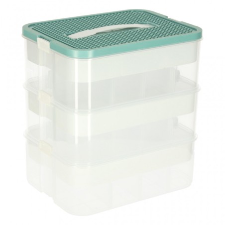 Karp panipaik sektsioonidega 3 tasandit lego klotsidele jm