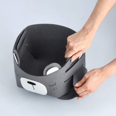 Vildist hoiukorv karu, hall