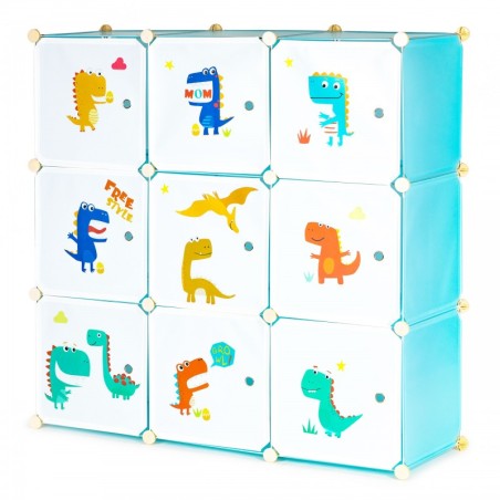 Laste hoiukapp 9 riiuliga