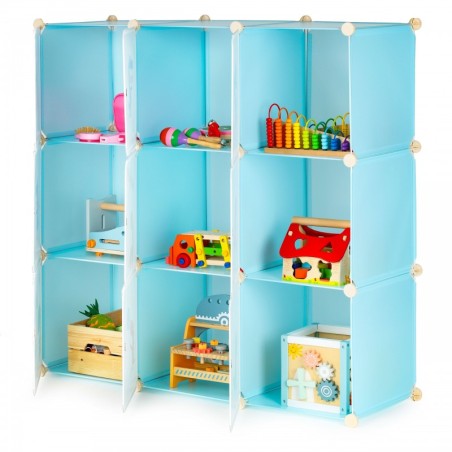 Laste hoiukapp 9 riiuliga