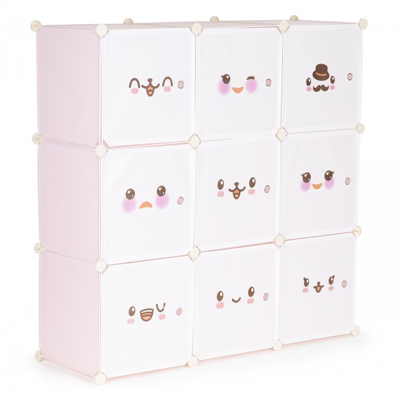 Laste hoiukapp 9 riiuliga