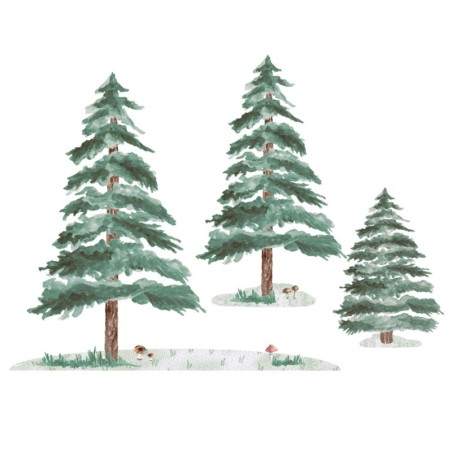 Seinakleebis 3 kuusepuud