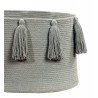 Korv Tassels Light Grey
