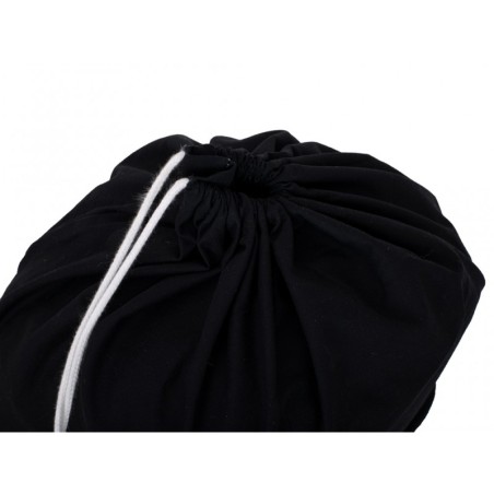 Puuvillane kott panipaik, must