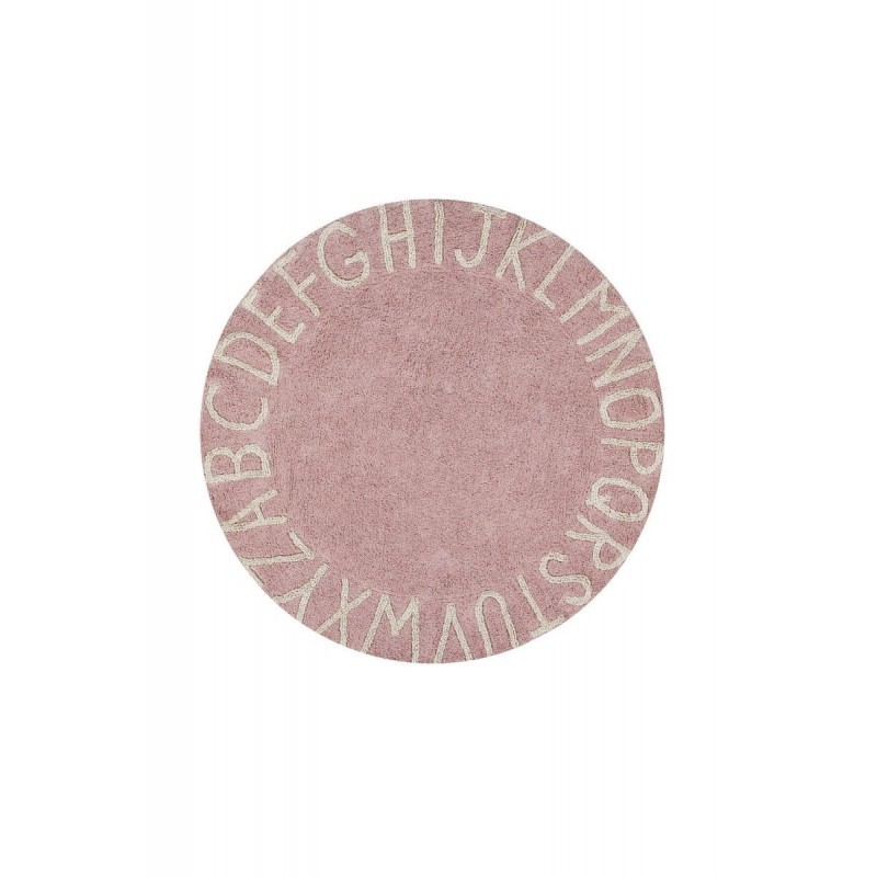 Pestav vaip Round ABC Vintage Nude