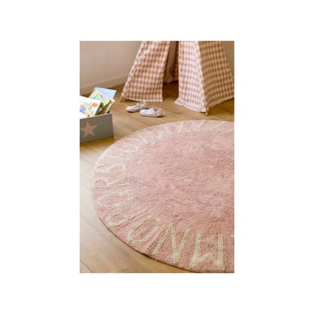 Pestav vaip Round ABC Vintage Nude