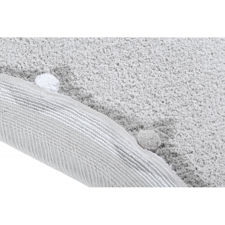 Pestav vaip Bubbly Light Grey Ø120 cm