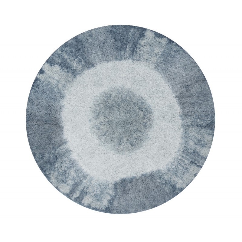 Pestav vaip Tie-Dye Vintage Blue Ø150