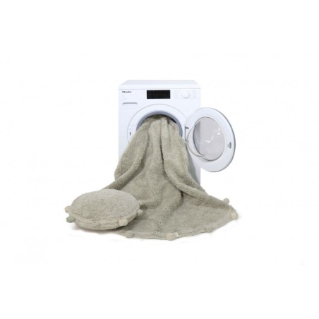 Pestav vaip Bubbly Olive Natural Ø120