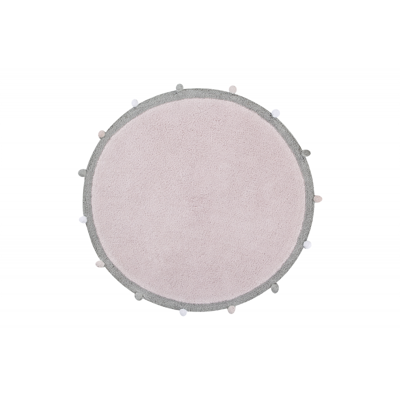 Pestav vaip Bubbly Soft Pink Ø120 cm