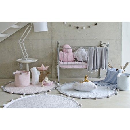 Pestav vaip Bubbly Soft Pink Ø120 cm