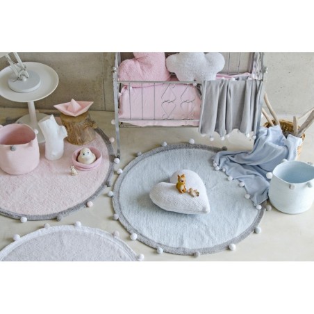 Pestav vaip Bubbly Soft Pink Ø120 cm