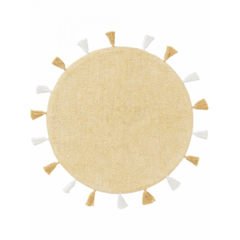 Pestav lastetoa vaip Malu kollane Ø100