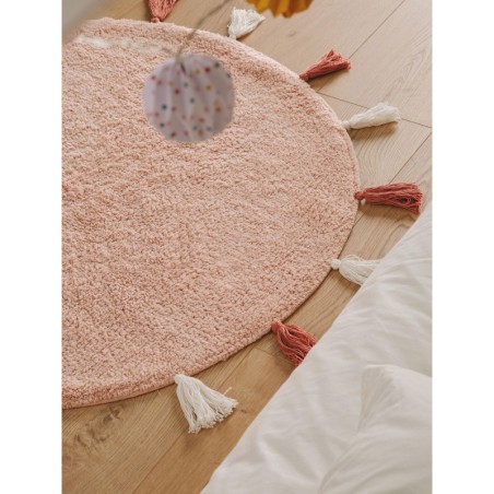 Pestav lastetoa vaip Malu roosa Ø100