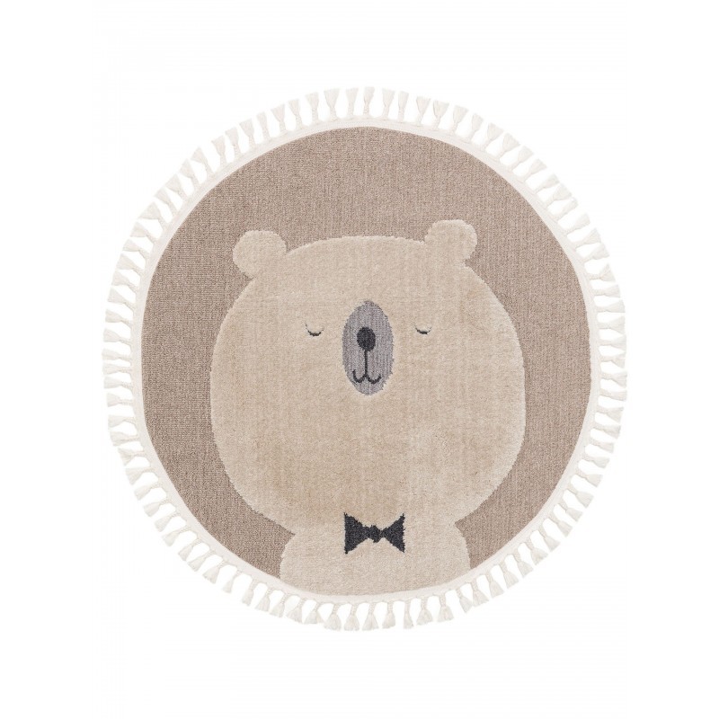 Lastetoa vaip Momo bear beež Ø 120 cm