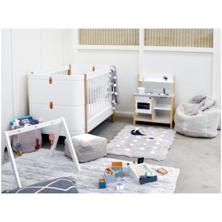 Pestav vaip Mini Biscuit Pearl Grey 70x100 cm