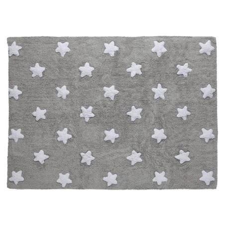 Pestav vaip Grey Stars White 120 x 160 cm