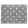 Pestav vaip Grey Stars White 120 x 160 cm