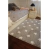 Pestav vaip Grey Stars White 120 x 160 cm