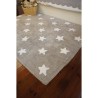 Pestav vaip Grey Stars White 120 x 160 cm