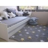 Pestav vaip Tricolor Star Gris/Azul 120 x 160 cm