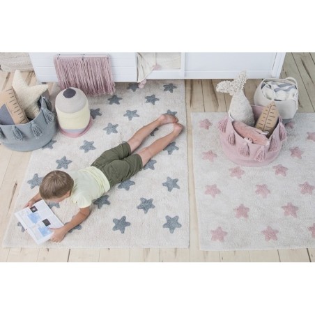 Pestav vaip Stars Natural Vintage Blue 120x160 cm