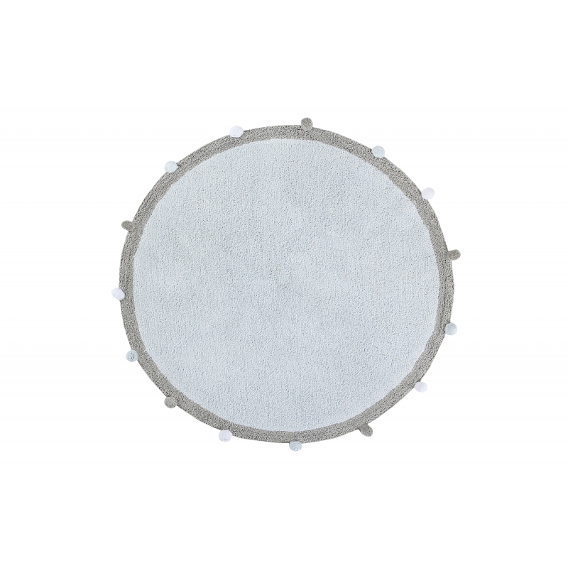 Pestav vaip Bubbly Soft Blue Ø120