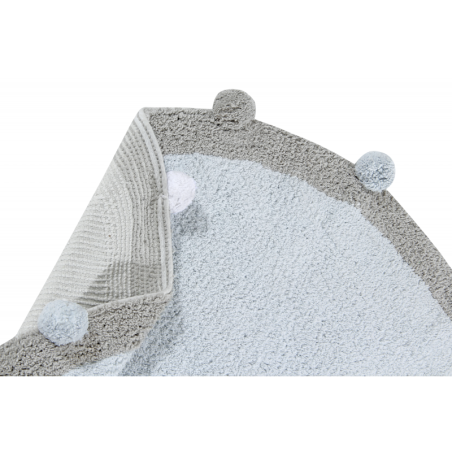 Pestav vaip Bubbly Soft Blue Ø120