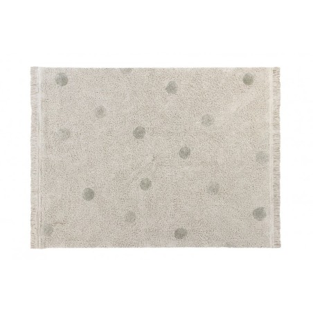Pestav vaip Hippy Dots Natural Olive 120x160 cm