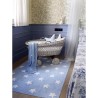 Pestav vaip Blue Stars White 120 x 160 cm