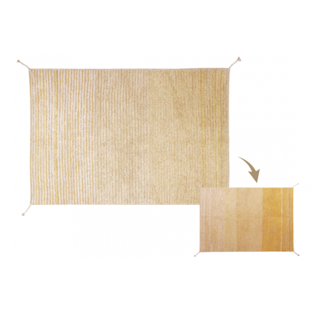 Pestav kahepoolne vaip Twin Amber 120x160 cm