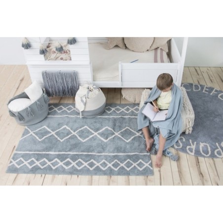 Pestav vaip Oasis Vintage Blue Natural 120x160 cm