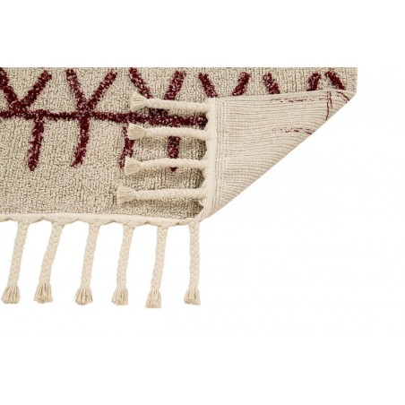 Pestav vaip Bereber Burgundy 120x160 cm