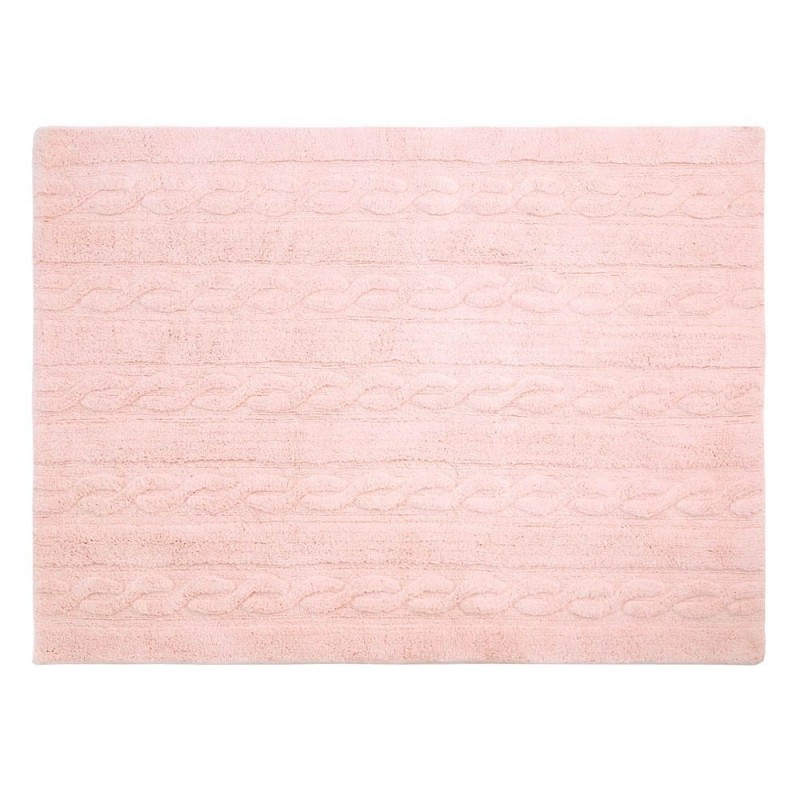 Pestav vaip Trenzas Soft Pink Small 80x120 cm