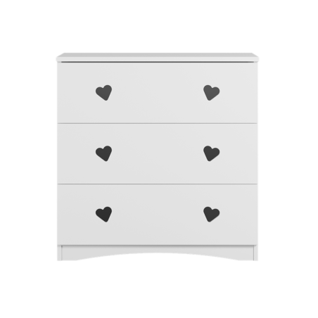 Kummut valge, 80x80 cm