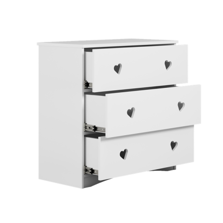 Kummut valge, 80x80 cm