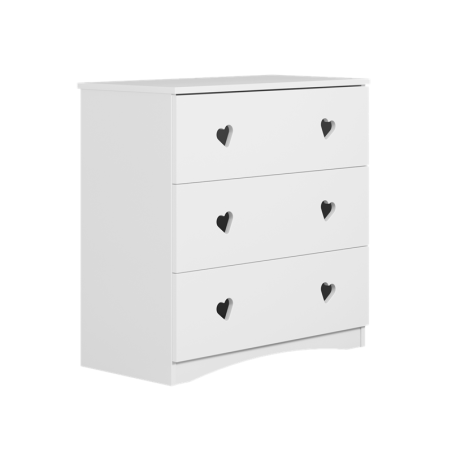 Kummut valge, 80x80 cm