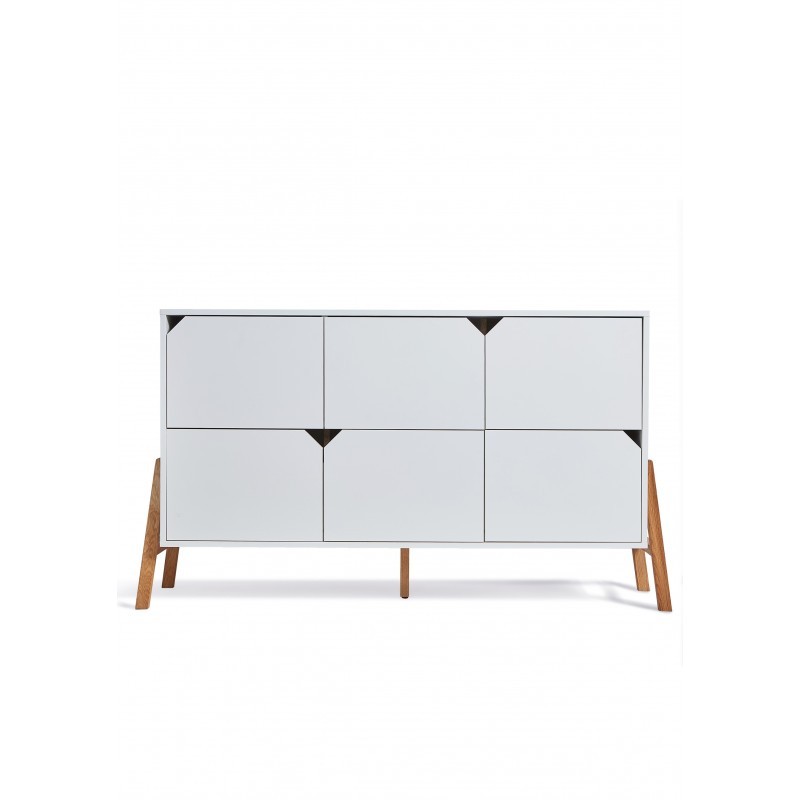 Lotta 6 sahtliga kummut snow valge