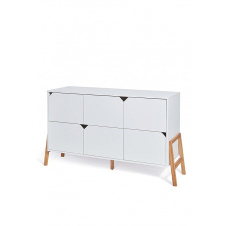 Lotta 6 sahtliga kummut snow valge