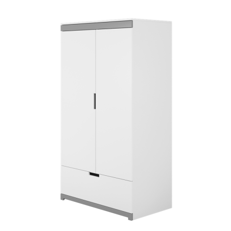 Riidekapp valge, 182x100 cm